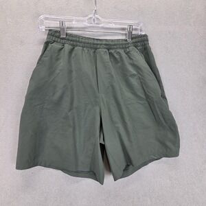Lululemon Shorts Mens M Green Pace Breaker Lineress Athletic Drawstring Pockets